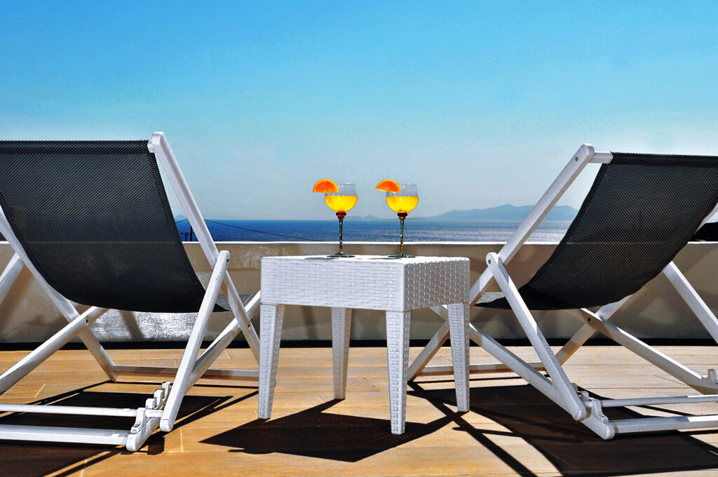 holiday in Greece Mykonos with pool sea and sun Luxury Villa